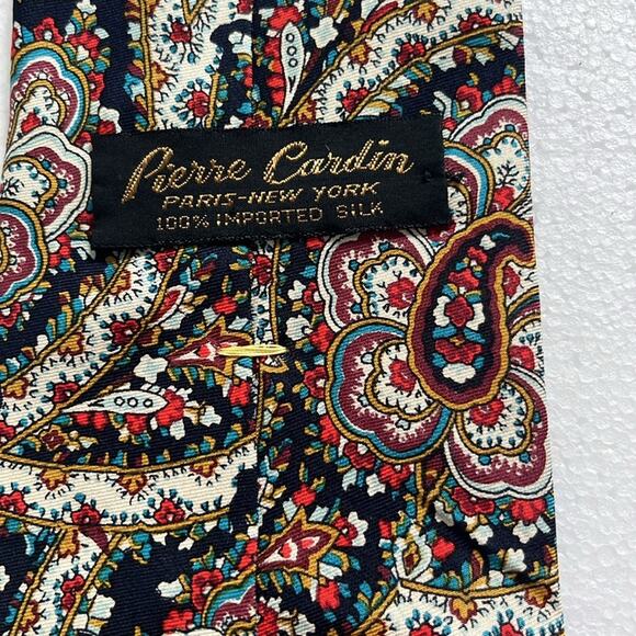 Pierre Cardin Silk Neck Tie - Picture 4 of 7